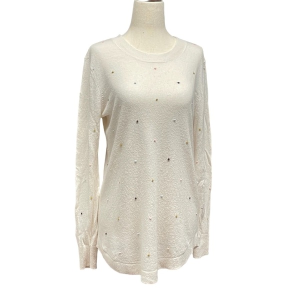 Loft Polka Dot Wool Blend Sweater - Picture 3 of 8